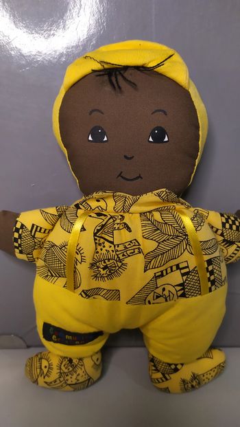 poupée doudou de chiffon 1 er age marque community création