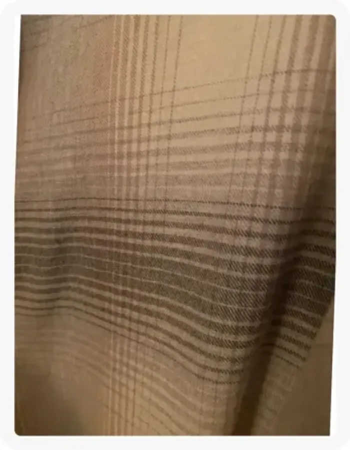 Cape beige à carreaux Oysho - photo numéro 3
