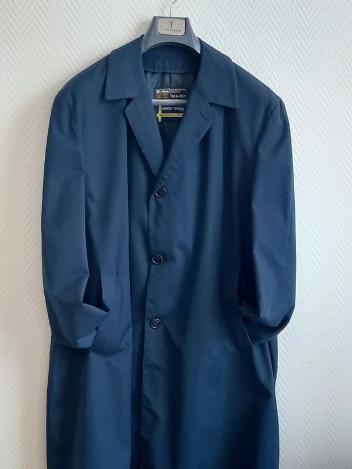Manteau pour homme ou femme taille XXL couleur bleue marine - photo numéro 6
