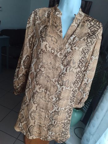 Robe chemise à encolure en V