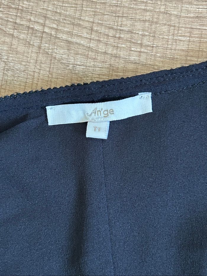Veste dorée et noire en sequins An’ge taille 1 jamais portée - photo numéro 10