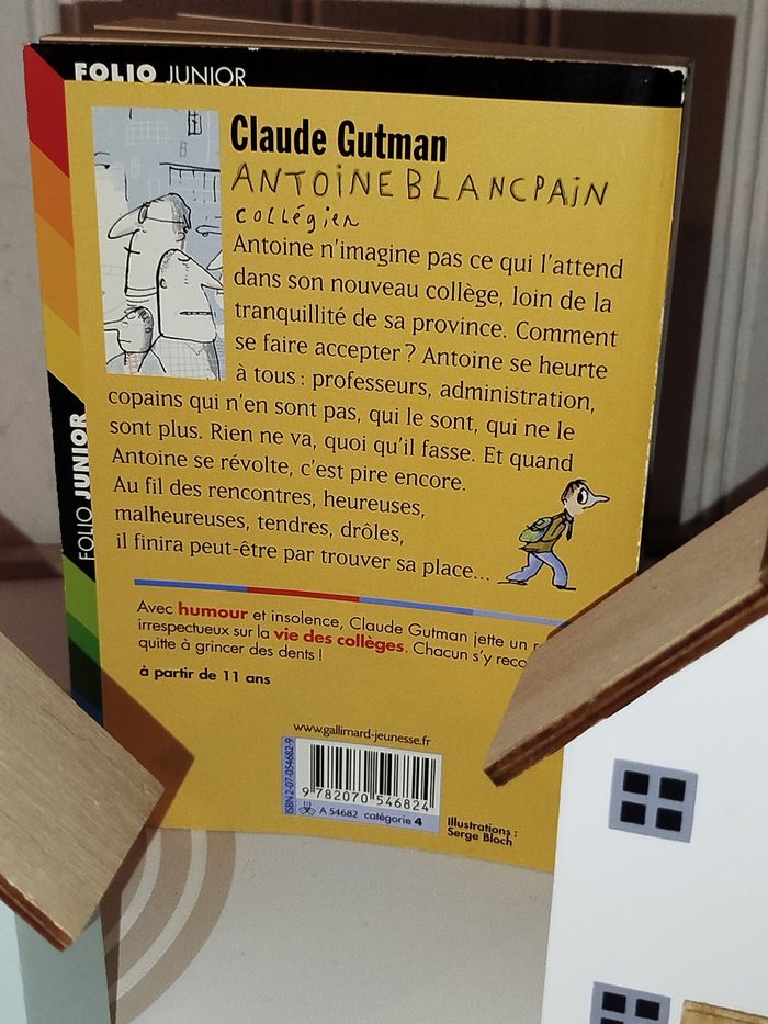 📚 Folio junior Antoine Blancpain Collegien - photo numéro 3