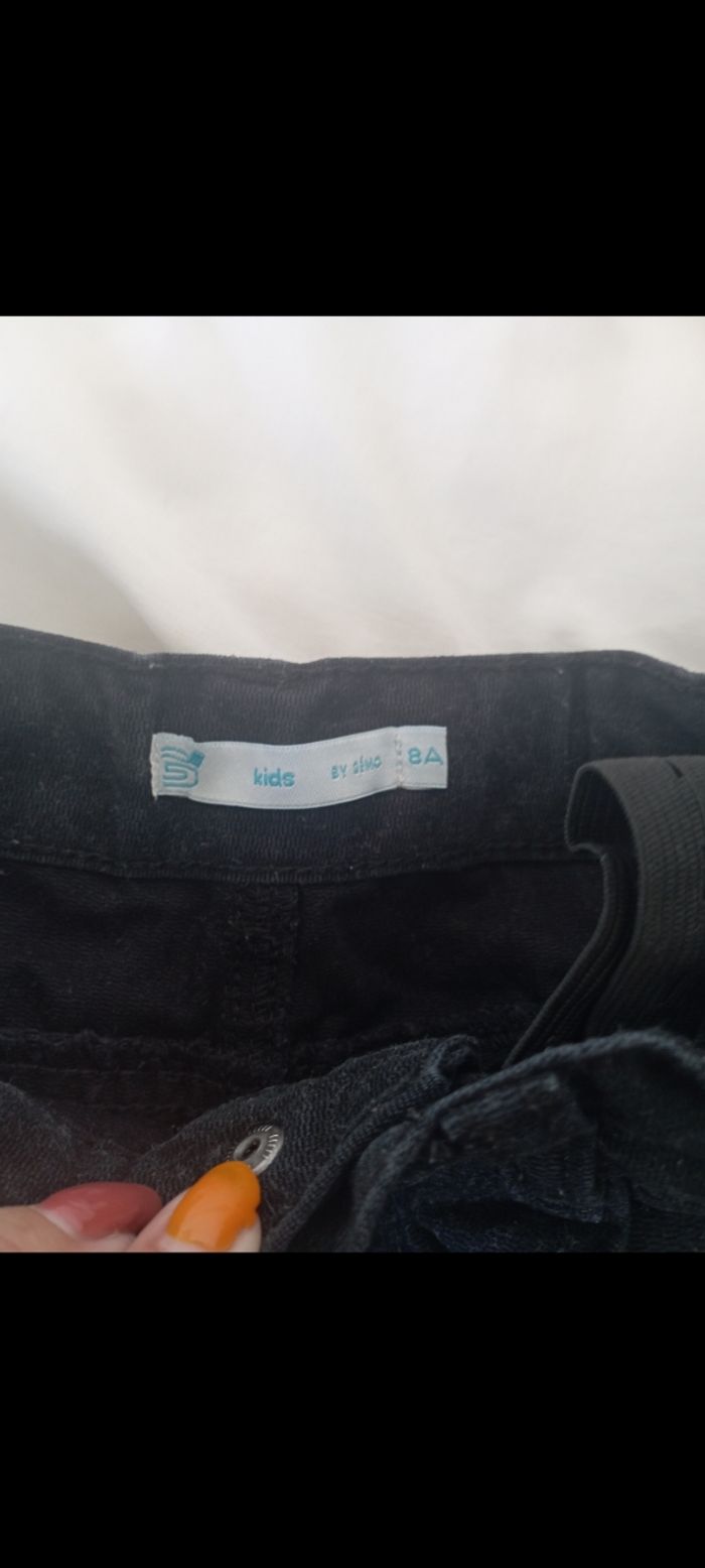 Pantalon noir taille 8 ans Gémo neuf 3€ - photo numéro 2