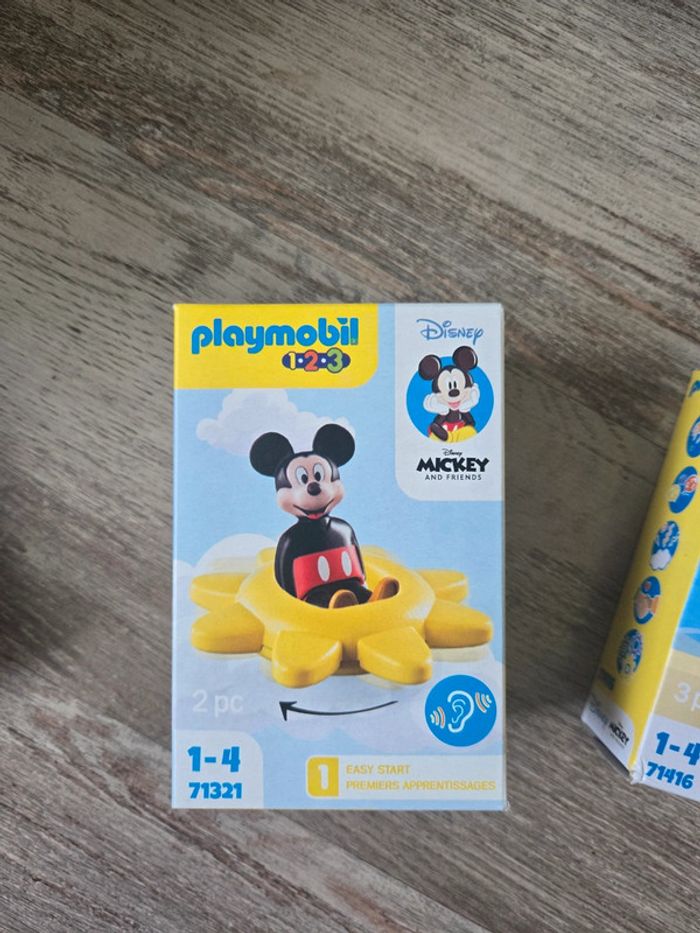 Playmobil mickey 1 2 3 neufs - photo numéro 2