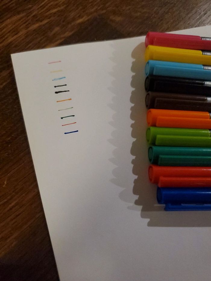 Lot de 10 feutres fineliner - photo numéro 3