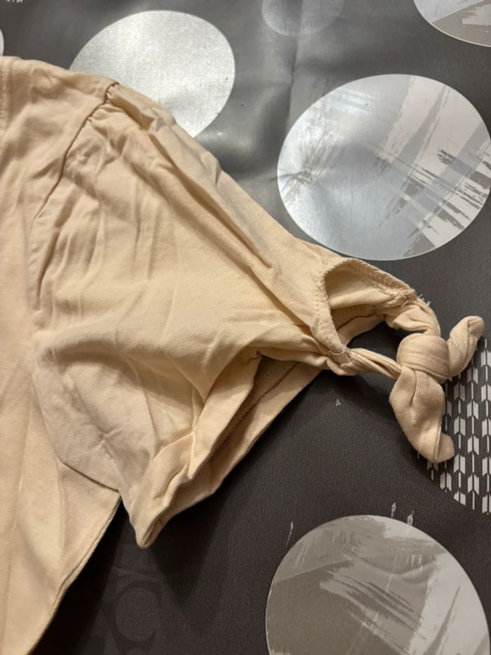Tee shirt beige Camaïeu Taille M - photo numéro 2