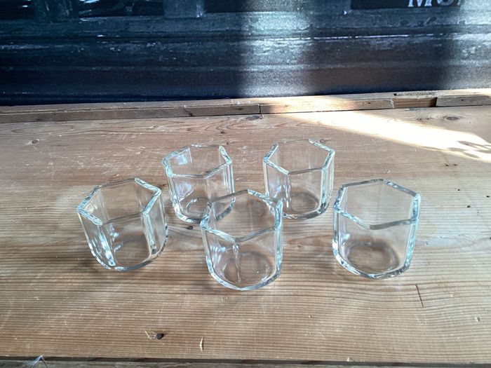 5 pots yaourtière yalacta en Pyrex