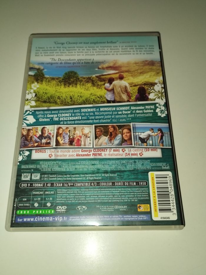 DVD The Descendants - photo numéro 2