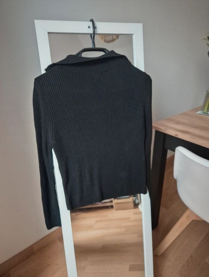 Pull fin noir - photo numéro 2