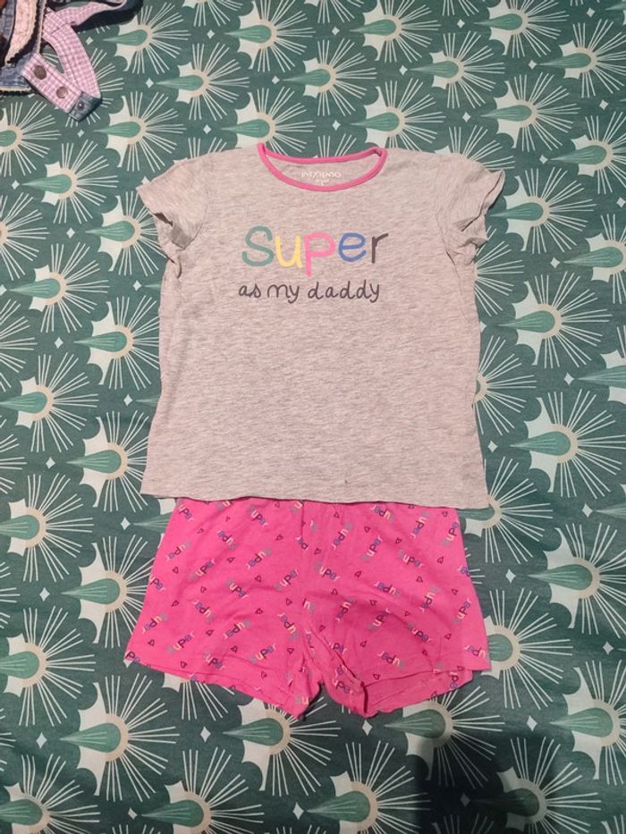 Pyjamas short taille 5 ans