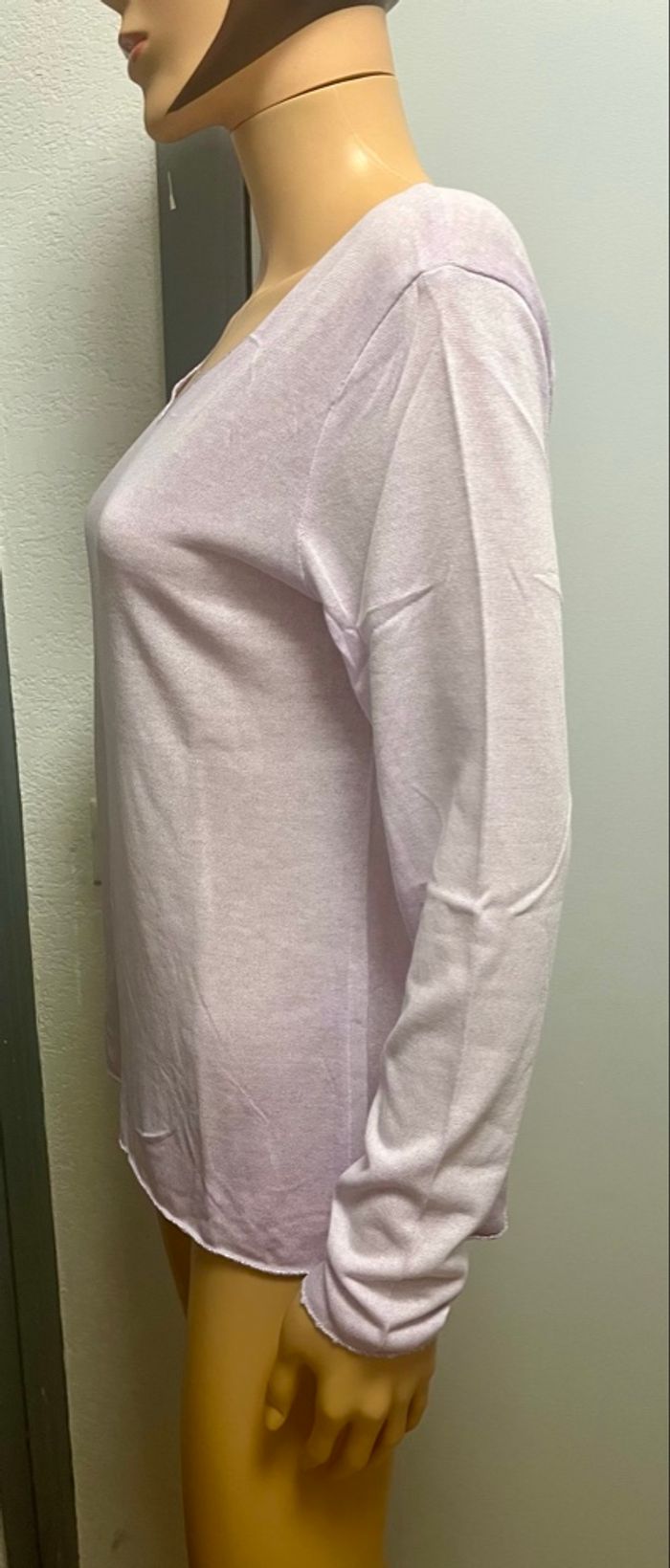 Pull léger mauve - photo numéro 3