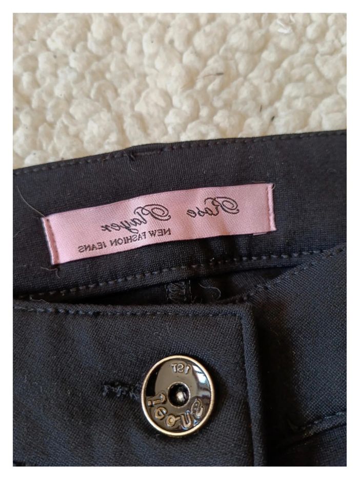 Pantalon jean rose player fashion denim y2k neuf -- - photo numéro 2