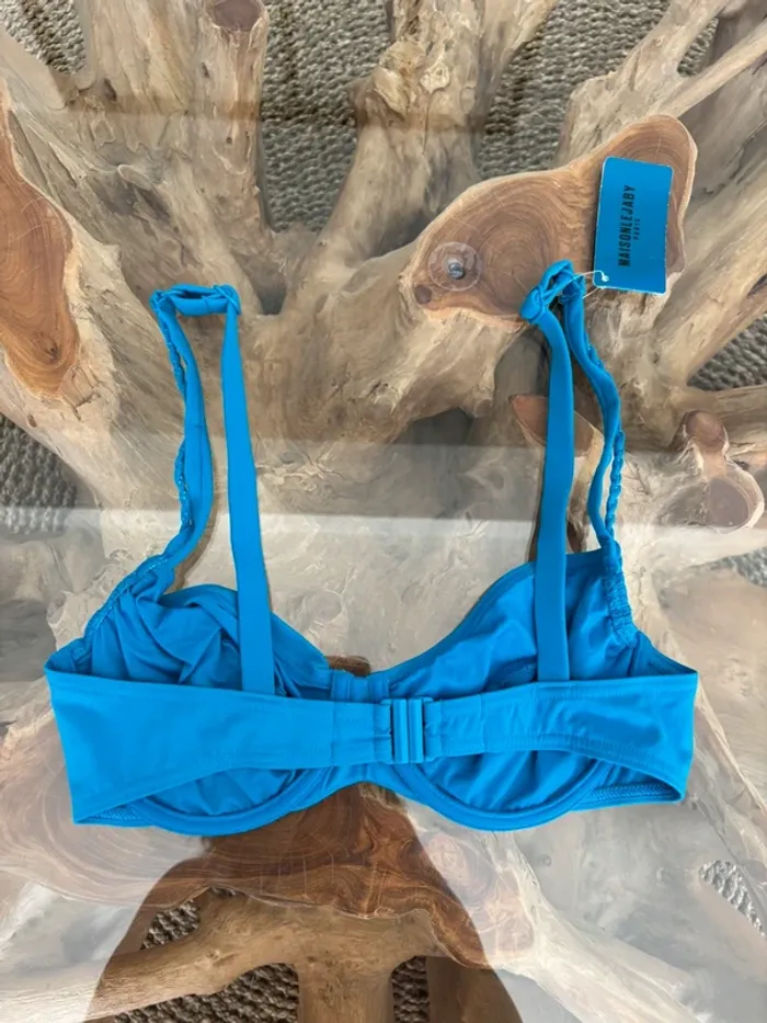 Haut de maillot de bain Maison Lejaby bleu 85D - photo numéro 2