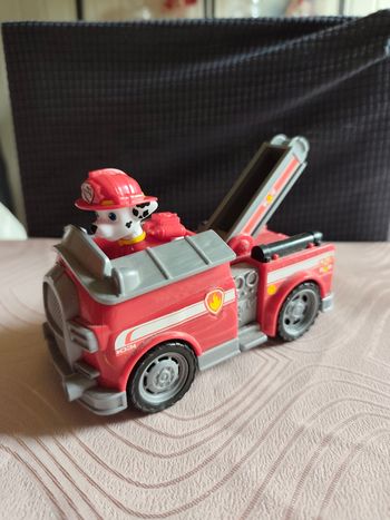 Camion pompier et Marcus