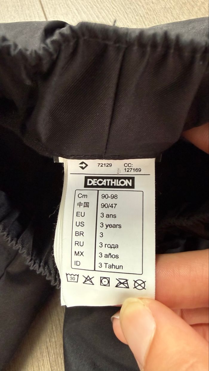 Pantalon de ski 3 ans mixte - photo numéro 3