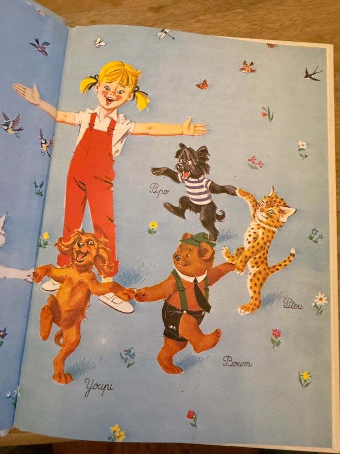 Caroline et les vagabonds singe lion sans abris livre bd album Pierre Probst - photo numéro 3