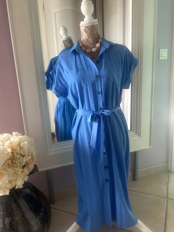 Robe chemise midi marque Only - photo numéro 5