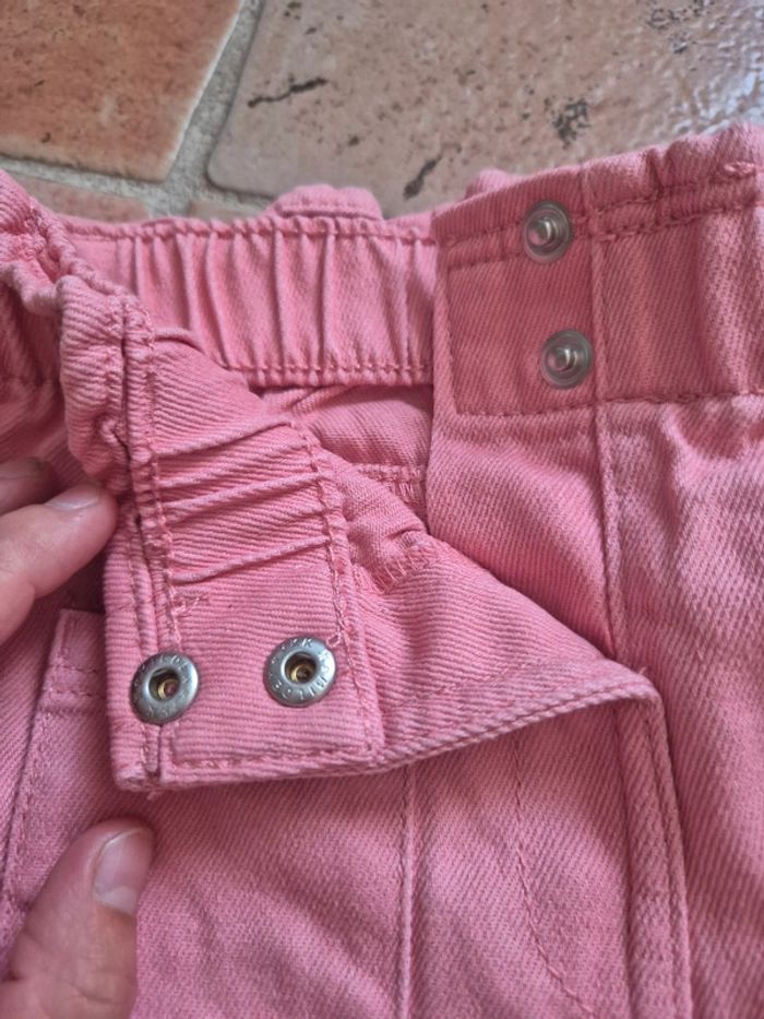 Short rose en jean fille - photo numéro 3