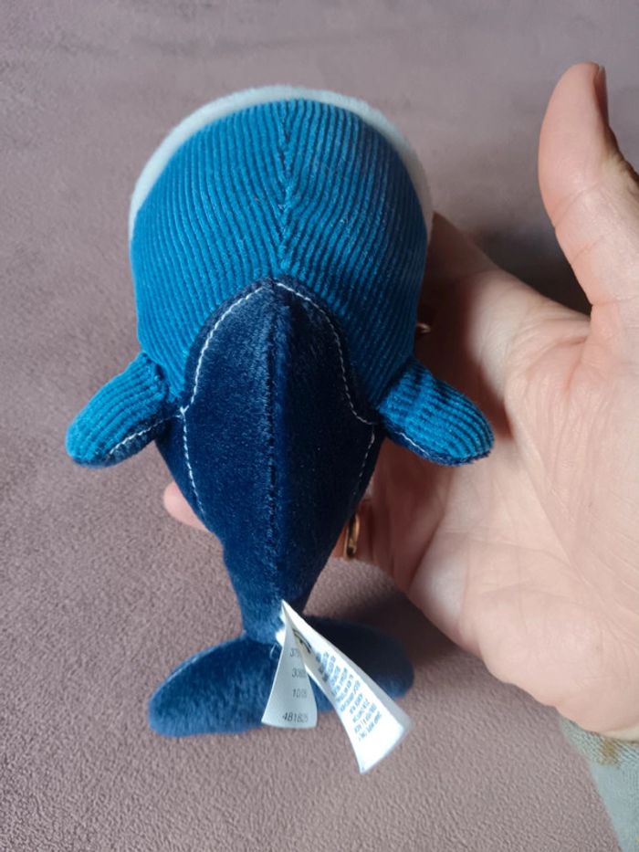 Peluche baleine bleue - photo numéro 3