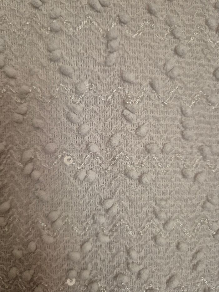 Jupe blanc cassé avec sequins - photo numéro 3
