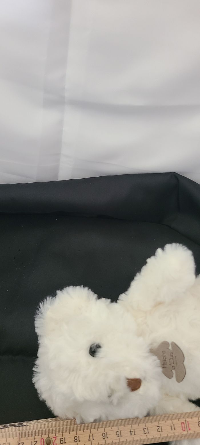 Peluche doudou ours blanc HISTOIRE D'OURS - photo numéro 5