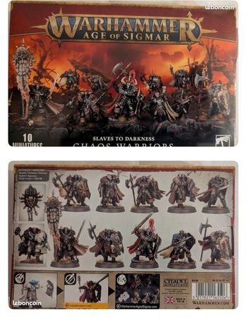 Warhammer Age of Sigmar – Slaves to Darkness – Chaos Warriors – Neuf