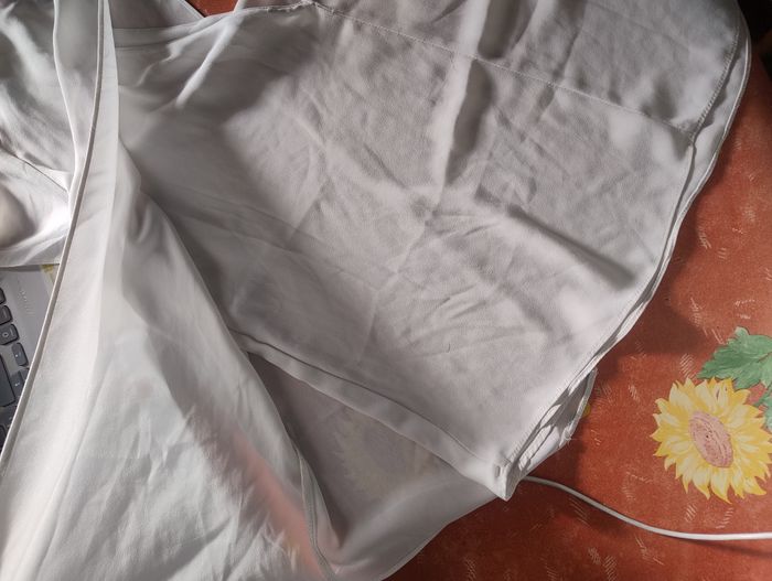 Chemisier blanc manches courtes