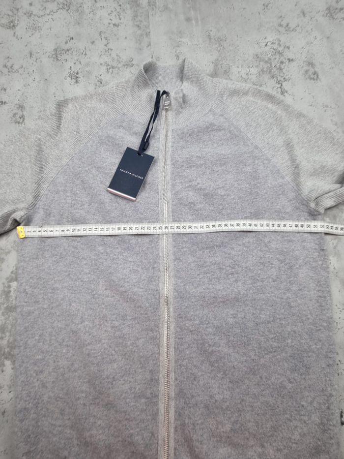Gilet zippé Tommy Hilfiger gris – Taille M Hommes - photo numéro 11