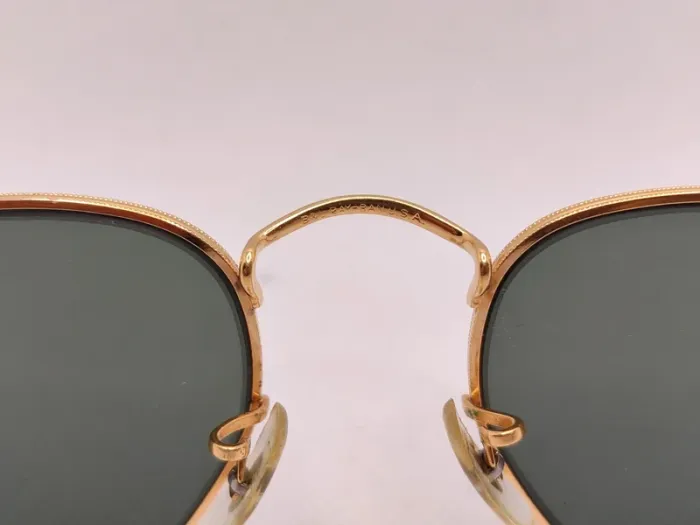 Lunettes de soleil Ray ban Hexagonales fabriquées par Bausch e Lomb aux USA - photo numéro 3
