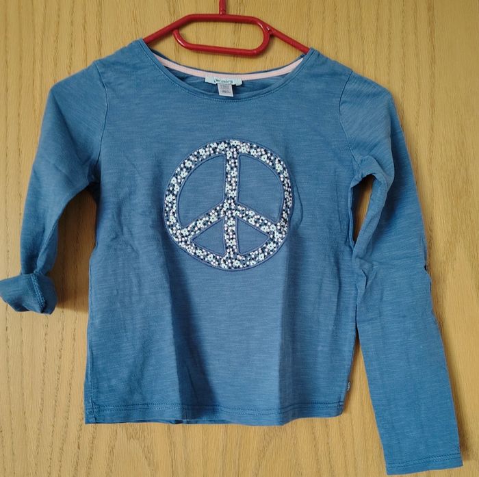 T-shirt manche longue fille 8 ans - photo numéro 2