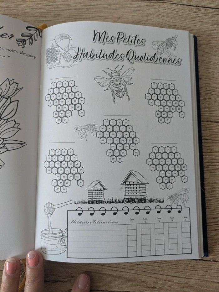 Agenda/Bullet Journal de luxe, perpétuel 12 Mois - photo numéro 5