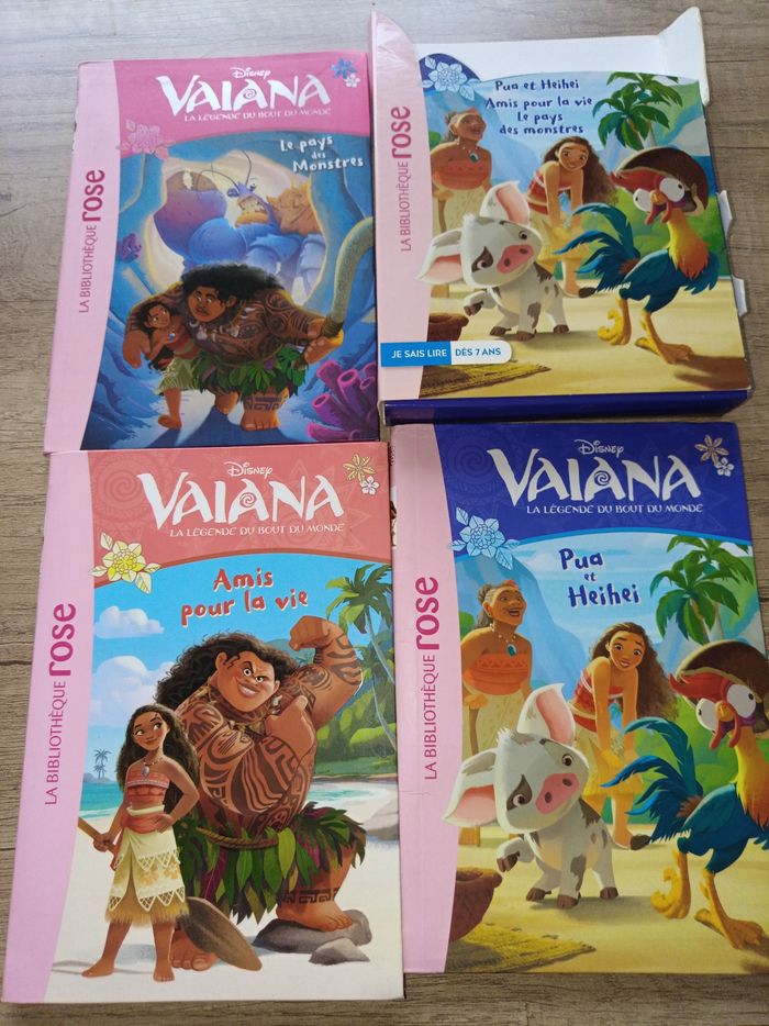 Vaiana Pua et Heihei/ Amis pour la vie/ Le pays des monstres la bibliothèque rose - photo numéro 3