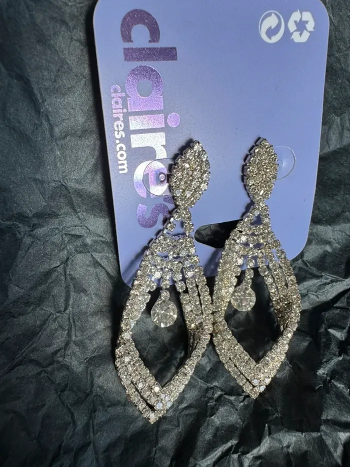Boucle d’oreille cristal - photo numéro 2