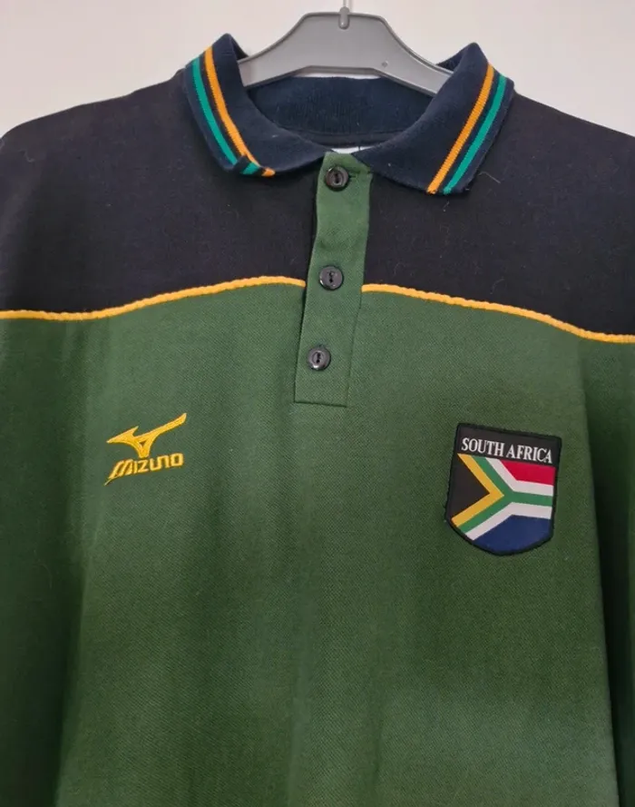 Maillot Shirt Rugby South Africa Afrique du Sud Springboks 1999 World Cup Mizuno Taille XXL - photo numéro 3