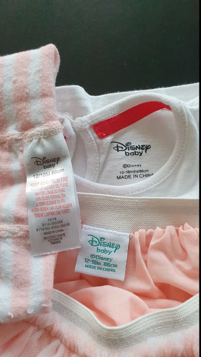 Ensemble tee-shirt, jupe et collant 12-18 mois - photo numéro 6