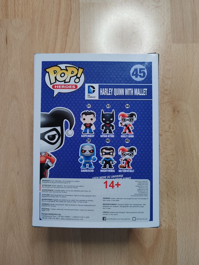 Figurine Pop Harley Quinn with mallet 45 - photo numéro 4
