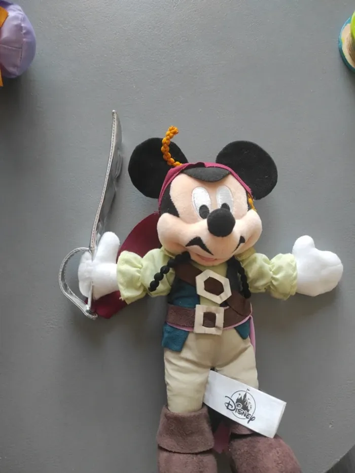 Peluche Mickey Disneyland Paris Disney pirates des caraïbes - photo numéro 2