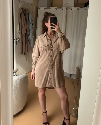 Robe chemise oversize