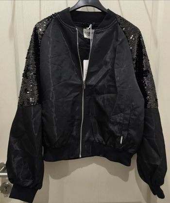 Veste bombers sequins