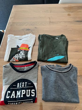 Lot 4 tee-shirt garçon manches courtes Orchestra 110cm 5ans