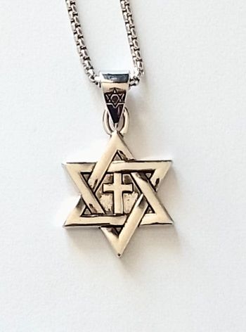 Chaîne + pendentif religieux