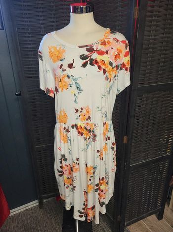 Robe fleurie XXL