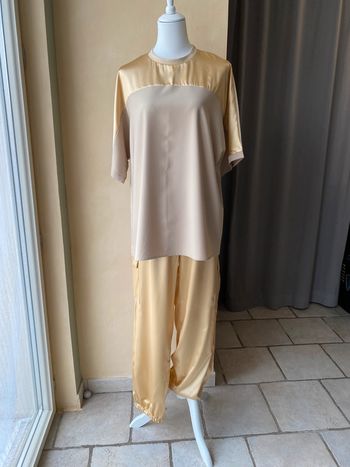 Ensemble satin doré XL/XXL