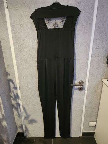 Salopette noir sans manche