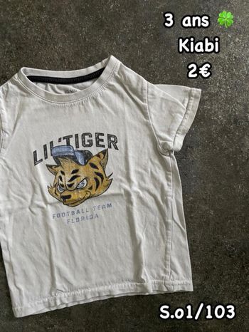 T-shirt 🍀 3 ans 🍀 Kiabi