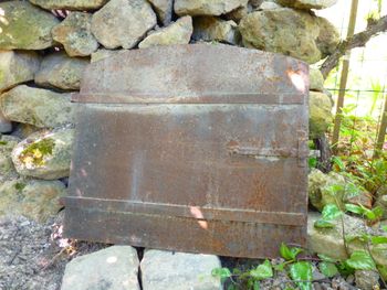 Porte ancienne four metal vieilli bricolage aménagement vintage TBE