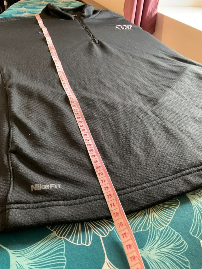 Sweat universitaire années 2000 léger 1/4zip pour homme Nike Washington Huskies noir taille XL 157 - photo numéro 11