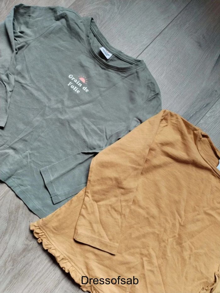 Lot tee-shirt Fille 5ans - photo numéro 5