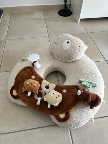 Coussin d'activité Vertbaudet green forest