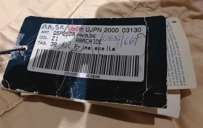 Pantalon beige évasé Taille 34/36 Armani Jeans - photo numéro 13